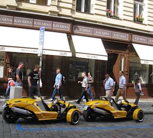 Вот такой транспорт на улицах Праги