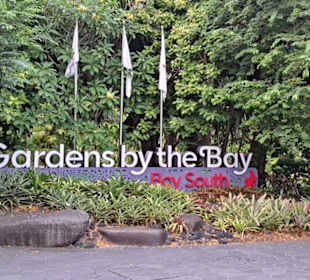 Eingang Garden by the Bay in Singapur
