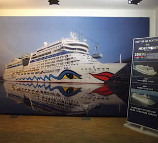 AIDA-Foto in der Meyer Werft