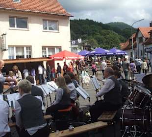 Musikkapelle bei der Kunstwoche Kleinsassen