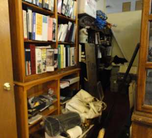 Ecke vor der Toilette