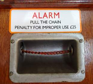 Notbremse mit Seilzug