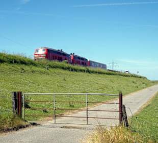 Ein Autozug von Sylt 