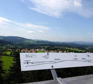 Ausblick zum Bayerischen Wald