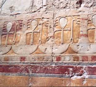 Wandrelief im Hatschepsut-Tempel