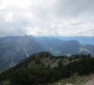 Blick vom Iseler aus