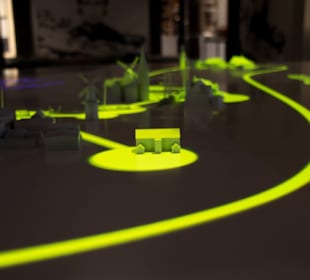 Der Interactive Table in der Maritimen Erlebniswel