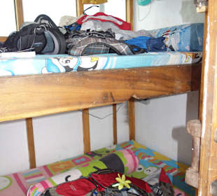 Schlafzimmer auf dem Boot 