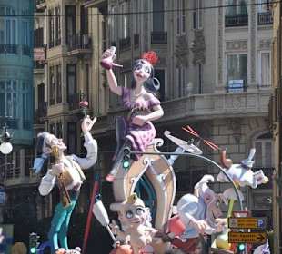 Fin de semana en fallas de valencia