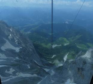 Mit der Gondel auf den Gletscher