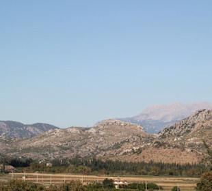 Ausblick von ganz oben durch Fenster