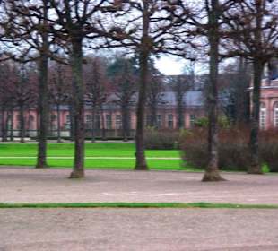 Der Schlossgarten im Winter