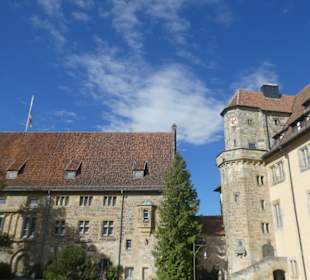 Bei der Besichtigung der Veste Coburg