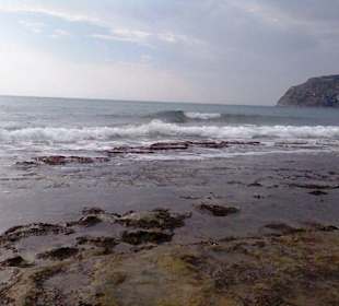 Strand, an der Ostseite von Alanya