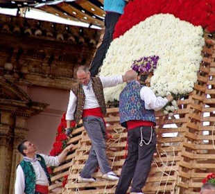 Fin de semana en fallas de valencia
