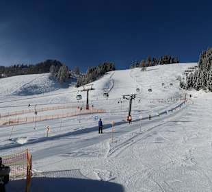 Aussicht auf die Piste