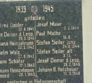 Gefallenen Denkmal Stetten u. Holstein
