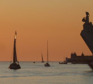 Sonnenuntergang  Uferpromenade Belem