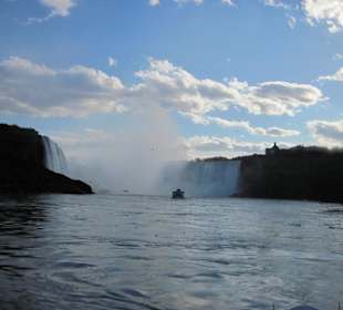 Blick auf die Fälle