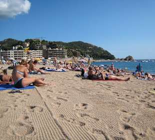 Hauptstrand in Tossa