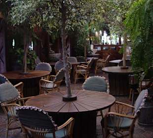 Garten vom Restaurant Molino Blanco