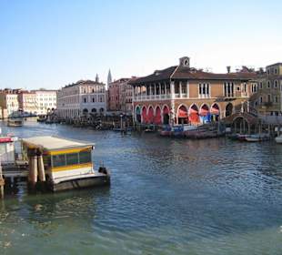 Blick von der Loggia auf den Canal Grande