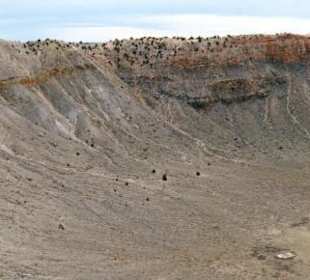 Teil des Kraters
