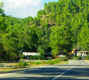 Rafting Selge Landschaft/An- & Abfahrt