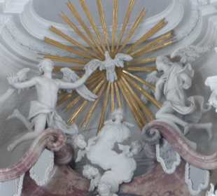 Die Schlosskirche von Schloss Werneck