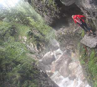Aufstieg in der Garnitzenklamm