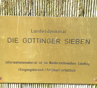 Landesdenkmal Die Göttinger Sieben Hannover