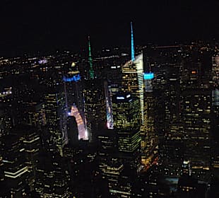 Nachtblick vom Empire State Building
