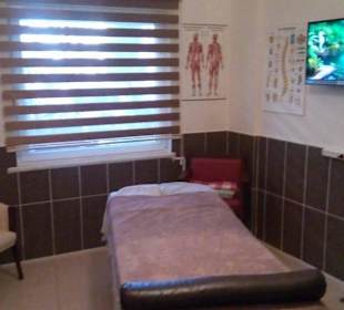 Massageraum, man kann hier völlig entspannen !