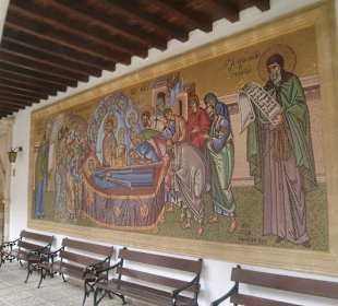 Prächtiges Wandfresco