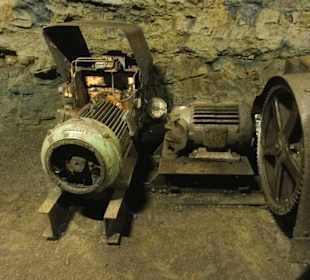 Elektromotor für den Transport des Erzes