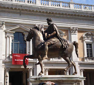 Reiterstandbild des Marc Aurel auf Kapitolsplatz