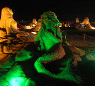 Meerjungfrau aus Sand