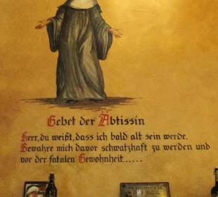 Wandmalerei im Brauhaus Kloster Machern