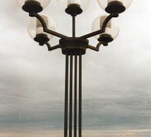 Beleuchtung der Strandpromenade