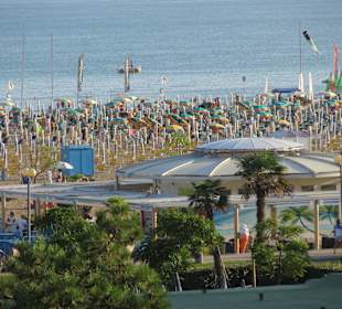 Hotelblick auf den Strand