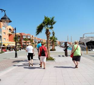 Auf dem Weg zur Moschee