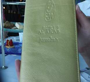 "Goldene" Speisekarte