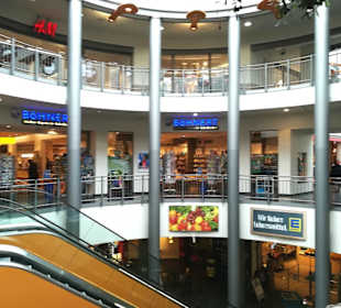 Blick in das Einkaufszenter-