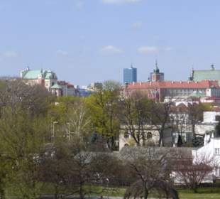 Blick vom Dachgarten der Universitätsbibliothek