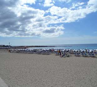 Der Strand von Los Cristianos 