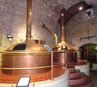 Alte Sudkessel im Brauereimuseum