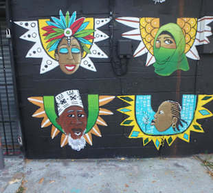 Wandmalerei in Wynwood