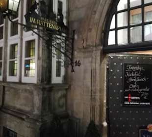 Der Restaurant-Eingang