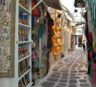 Die Gassen von Mykonos