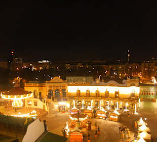 Prater bei Nacht im Dezember